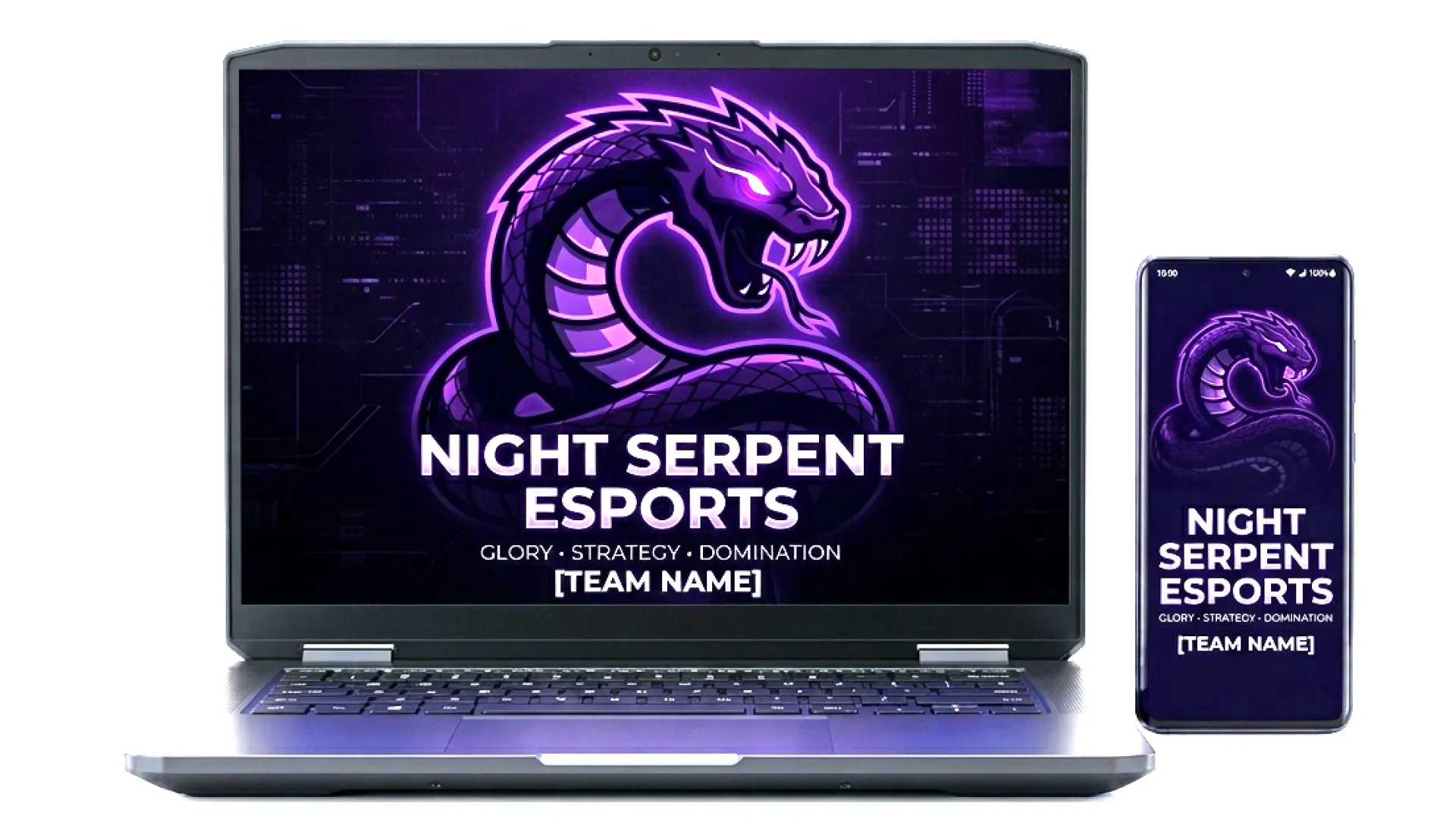 Level Up 2026 | Night Serpent Esports Tournament | AI Generated Concept Art Device Wallpapers